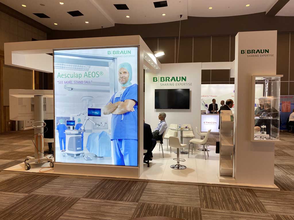 B-Braun 24m2 and 12m2 Congress Stand