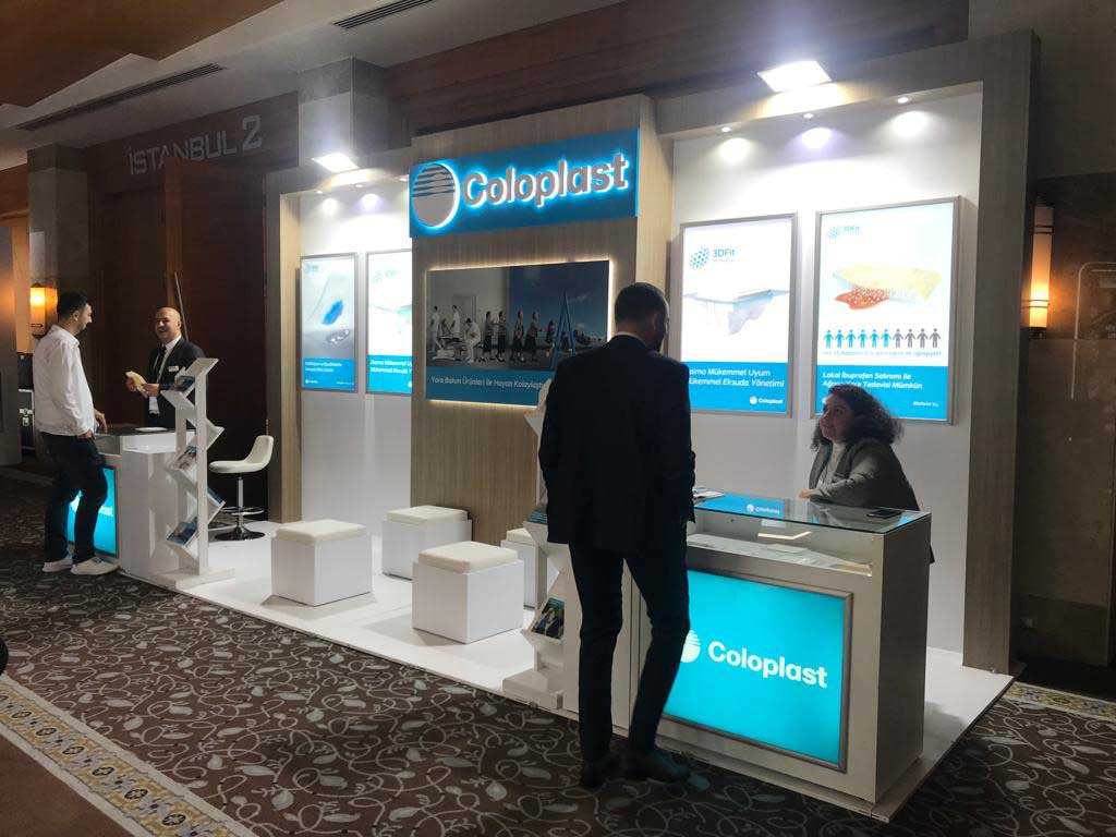 Coloplast 24m2 Medical Congress Booth