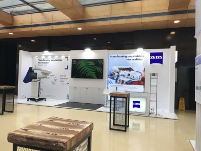 Carl Zeiss 24m2 Medical Congress Booth